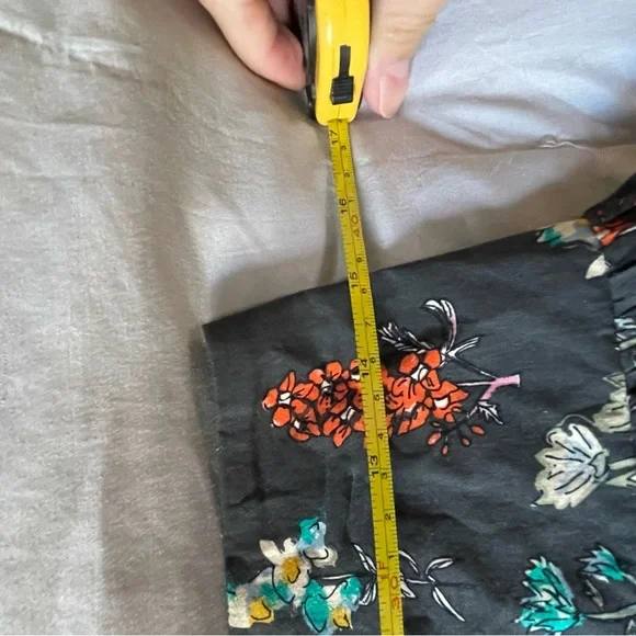 NATURAL LIFE Floral Midi Skirt - Black and Red - Picture 6 of 11